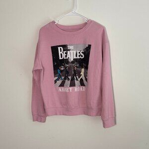 EUC Beatles Abbey Road Sweatshirt - Pink - Women's size Large